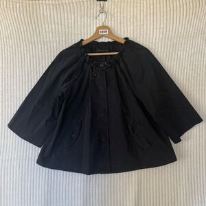 Theory sold n/a Sleeve Adjustable Snap Button Black Jacket Size